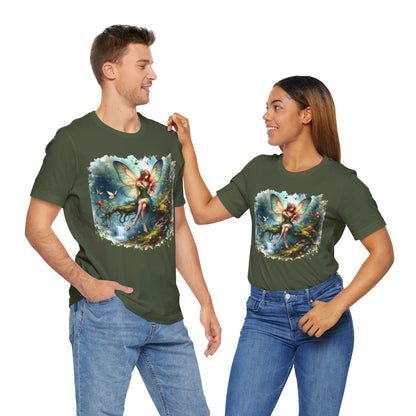 Fairy T-Shirt - Mystical Art Tee, Unisex, Soft Cotton - Perfect Gift for Fantasy Lovers