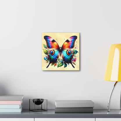 Butterfly Canvas Print - Ethereal Flight Art, Available in Multiple Sizes