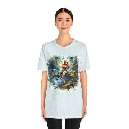 Fairy T-Shirt - Mystical Art Tee, Unisex, Soft Cotton - Perfect Gift for Fantasy Lovers