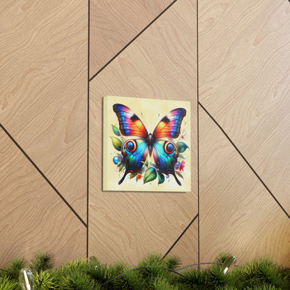 Butterfly Canvas Print - Ethereal Flight Art, Available in Multiple Sizes