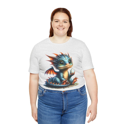 Baby Dragon T-Shirt - Whimsical Creature Art Tee, Unisex, Soft Cotton - Perfect for Fantasy and Dragon Enthusiasts