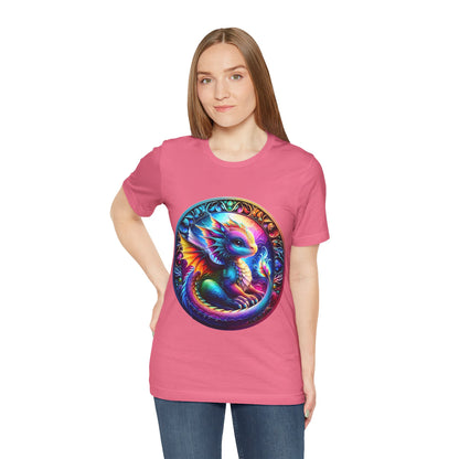 Baby Dragon T-Shirt - Whimsical Creature Art Tee, Unisex, Soft Cotton - Perfect for Fantasy and Dragon Enthusiasts