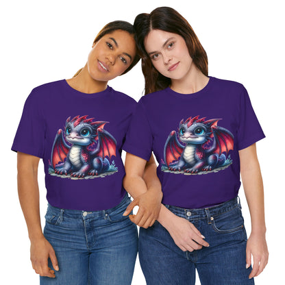 Baby Dragon T-Shirt - Whimsical Creature Art Tee, Unisex, Soft Cotton - Perfect for Fantasy and Dragon Enthusiasts