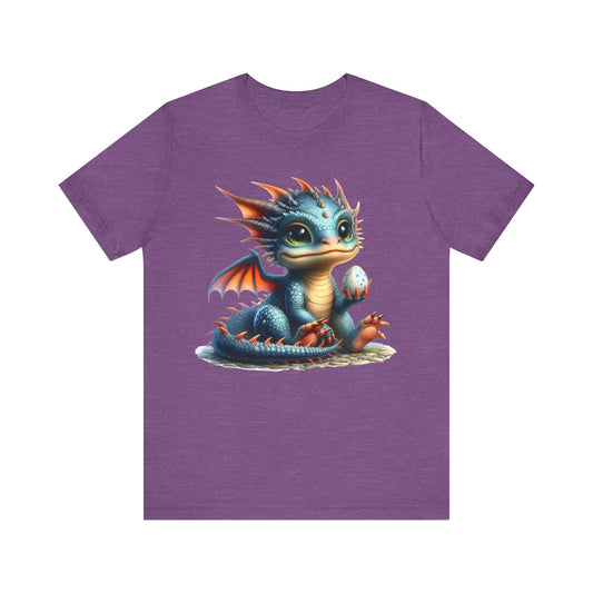 Baby Dragon T-Shirt - Whimsical Creature Art Tee, Unisex, Soft Cotton - Perfect for Fantasy and Dragon Enthusiasts