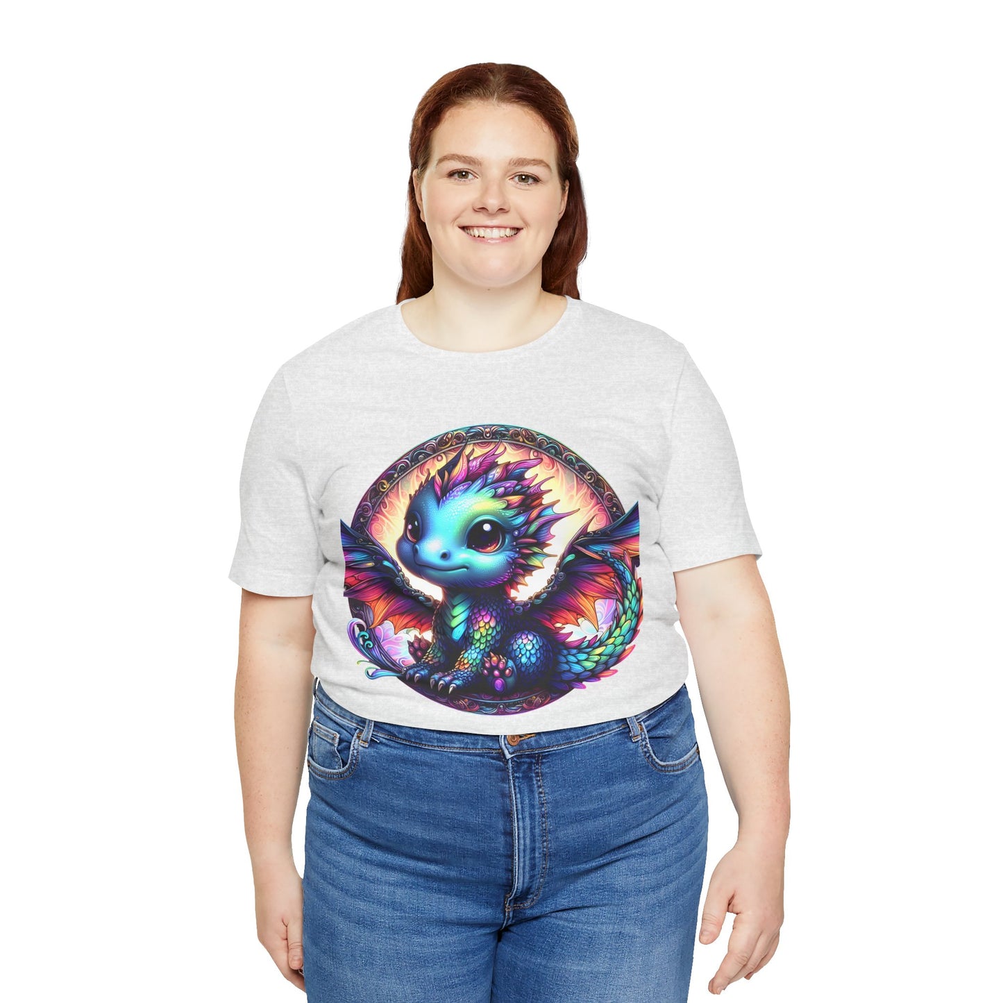 Baby Dragon T-Shirt - Whimsical Creature Art Tee, Unisex, Soft Cotton - Perfect for Fantasy and Dragon Enthusiasts