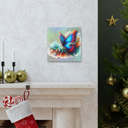 Butterfly Canvas Print - Ethereal Flight Art, Available in Multiple Sizes